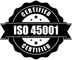 ISO 45001 Certified Badge