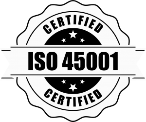 ISO 45001 Certified Badge